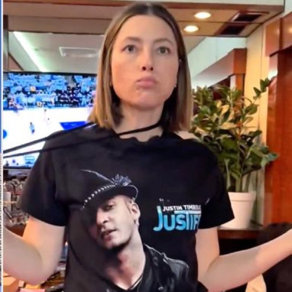 2003 Justin Timberlake Tour Band Tee T-shirt